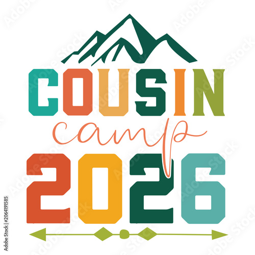 Принти на полотні cousin camp 2026