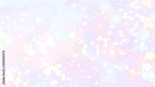 Rainbow Pastel Colors: Sparkling Background Animation