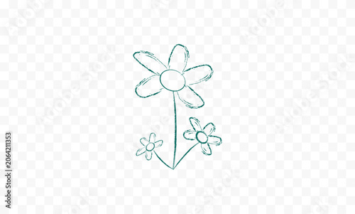 greeting card with flowers