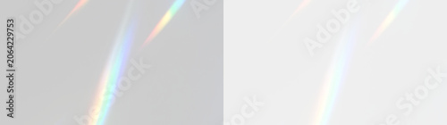 Crystal Prism Rainbow Light Refraction Effect Transparent PNG, Diamond Glass Spectrum Glow, Colorful Optical Reflection, Sparkle Lens Flare Overlay Background