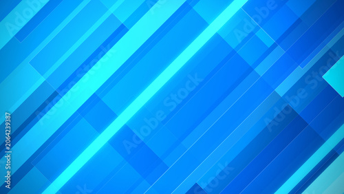 Modern Abstract Blue Geometric Background Representing Dynamic Digital Movement And Corporate Innovation Energy