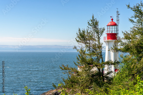 Sheringham Point Historical Lighthouse Vancouver Island. Sheringham Point lighthouse on Vancouver Island overlooking the Strait of Juan de Fuca. 
