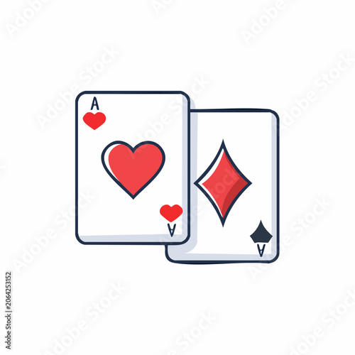 Two Aces Playing Cards
