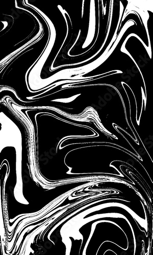Abstract Black and White Grunge Liquid Marble Vector Illustration Design Modern Monochrome Fluid Ink Texture with Organic Swirling Patterns, Artistic Acrylic Paint Effect, Elegant Abstract Background.