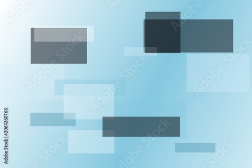 Abstract geometric shapes on light blue background
