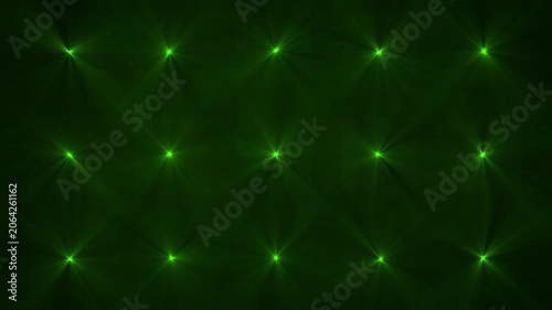 Green laser light grid background, with pulsing beam effects