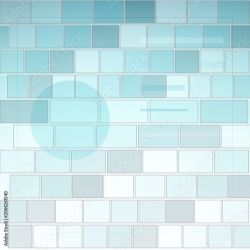 Seamless light blue tile pattern background