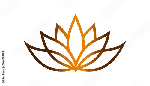 Lotus flower design graphic