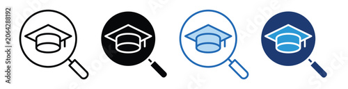Search icon Collection With Multiple Styles