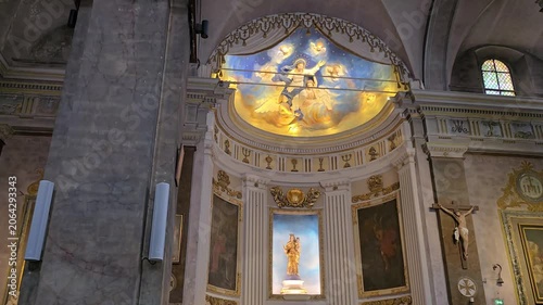 The Sanctuary of Notre-Dame de Valcluse, located between Grasse and Cannes, South of France