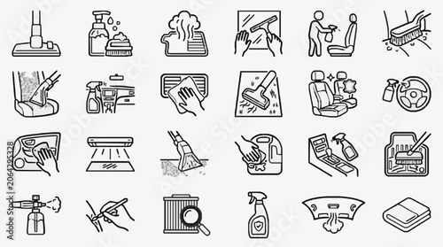 Foto Industrial and Household Cleaning Maintenance and Sanitization Techniques and To
