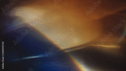 Cinematic Analog Light Leak Background with Vintage Film Grain Texture