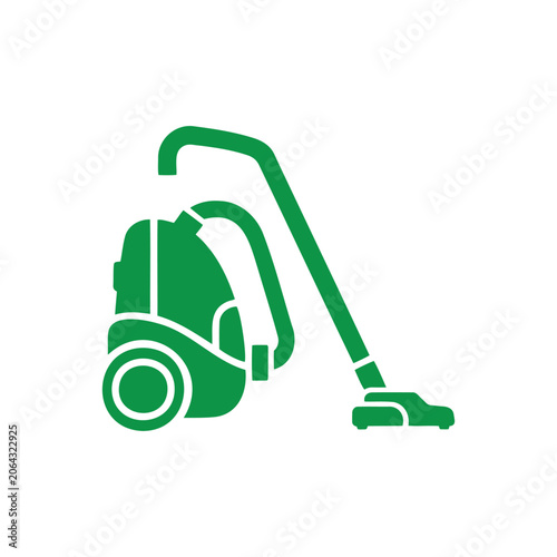 Vacuum Cleaner Icon Representing Cleaning Services and Home Maintenance Equipment