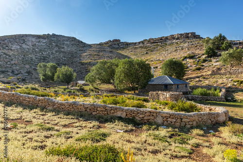 Slika na platnu Rural nomadic dwelling in Toros mountains, Turkey.