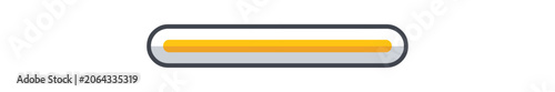 Flat design progress bar graphic