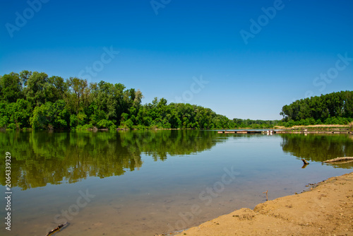 Martely backwater of the Tisza river