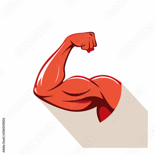 Flexing Bicep Muscle Icon