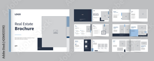 Modern Luxury Professional and creative Landscape Real Estate Brochure