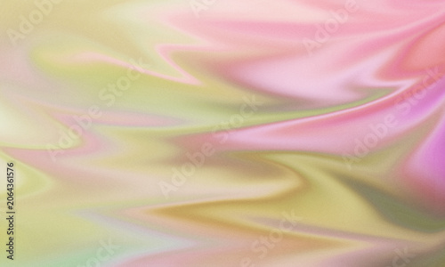 Abstract floral ornament in pastel shades, swirling watercolor texture