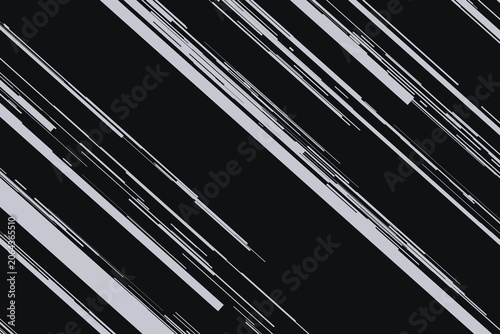 Fényképezés Abstract background, featuring diagonal light, gray stripes of, varying thicknes