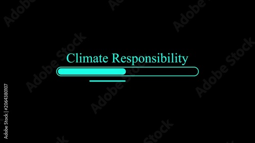 Global Climate Action – Climate Responsibility Progress Bar,Climate Responsibility & Global Action