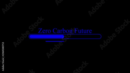Neon Progress Bar Animation,Energy Transformation Blue Neon Loading Bar,Eco Future Green Neon Progress Bar