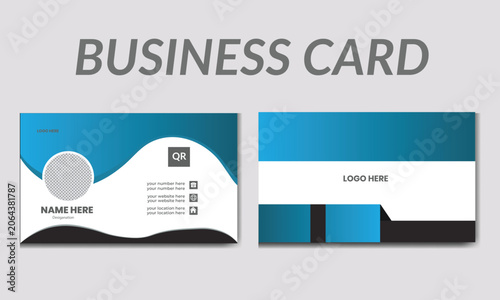 Modern Professional Business Card Template for Corporate Branding