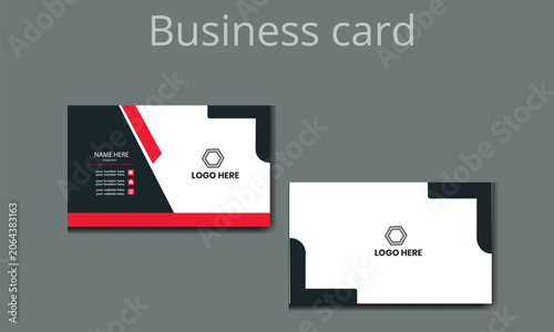 Minimal Business Card Template for Corporate Branding