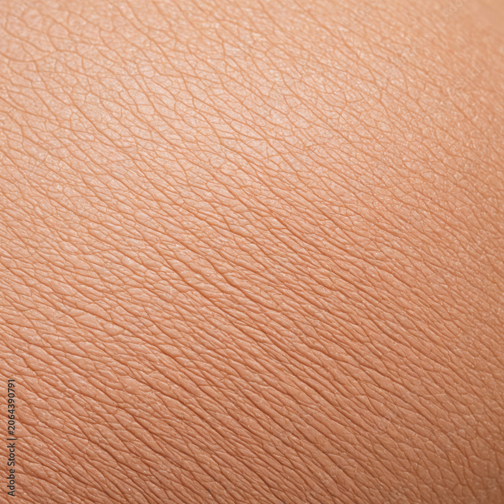 Fototapeta premium Close up macro shot of fine lines on healthy light human skin