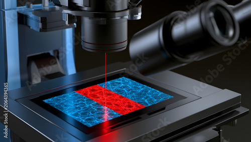 Confocal laser microscopy captured fluorescence within the ventral neural tissue