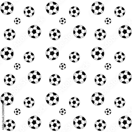 Black and White Soccer Ball Transparent Background Clipart Collection