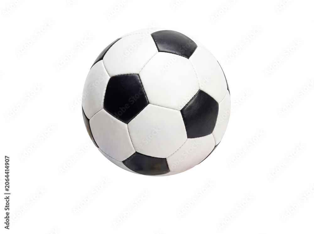 Fototapeta premium Classic Soccer Ball Isolated on White Background
