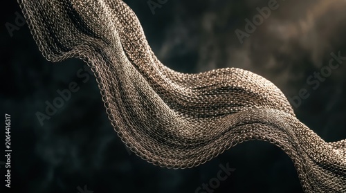 Detailed Close-up Texture of a Snake's Scaly Skin