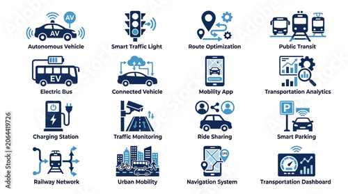 Smart transportation technology and infrastructure.