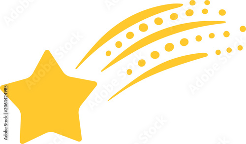 Φωτογραφία Vector set of golden star silhouettes