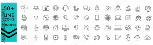 Fotografia icon sett