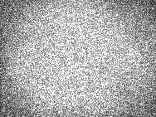 Fotografia Vector grainy vignette texture made by stipple dots on light background