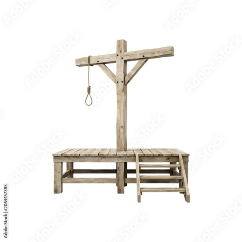 Wooden crucifix on a simple wooden stand