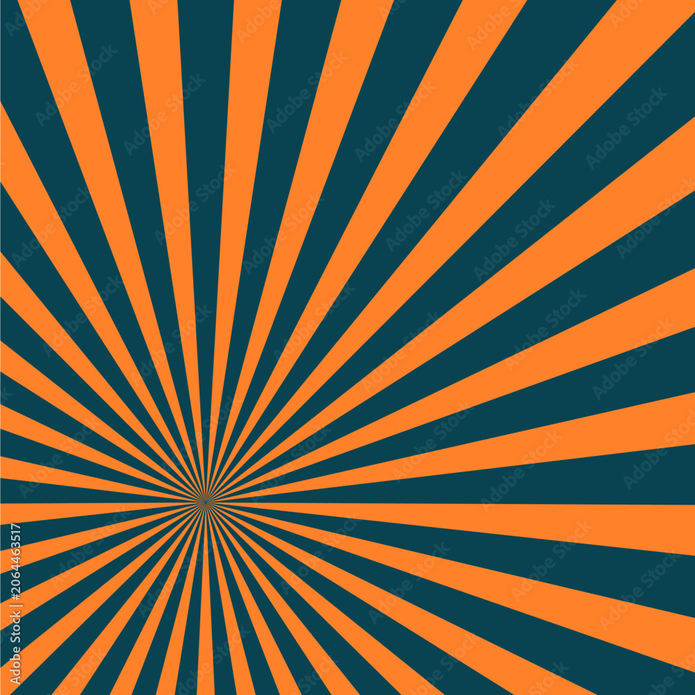 Obraz premium retro sunburst background