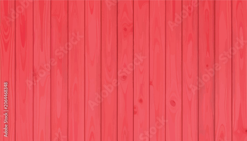 Photos A seamless vector illustration of a vibrant red wooden board wall surface, featuring realistic vertical planks and natural wood grain textures for a modern, bold interior or exterior design