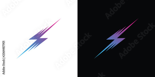 Modern and elegant letter S initials electric logo design