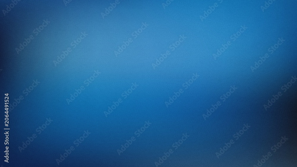 Obraz premium Abstract blue background with grainy texture and soft light gradient