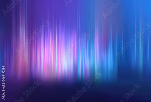 Abstract Neon Purple and Blue Vertical Light Motion Lines Background

