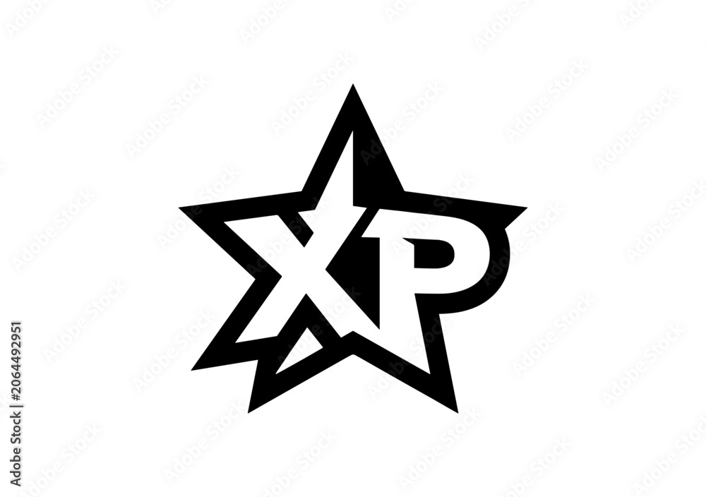 Obraz premium XP Star Logo