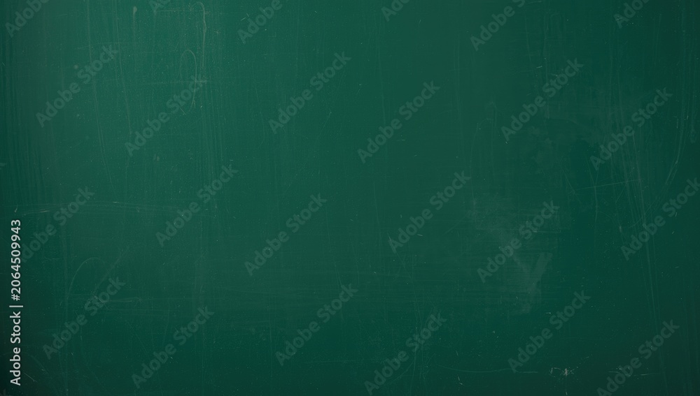 Obraz premium Green chalkboard with scratches and marks