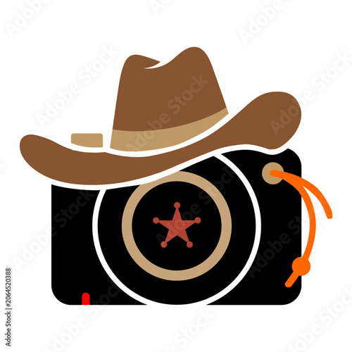 Cowboy Hat Camera Logo