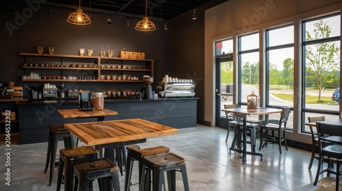 Modern Coffee Shop Interior (1)