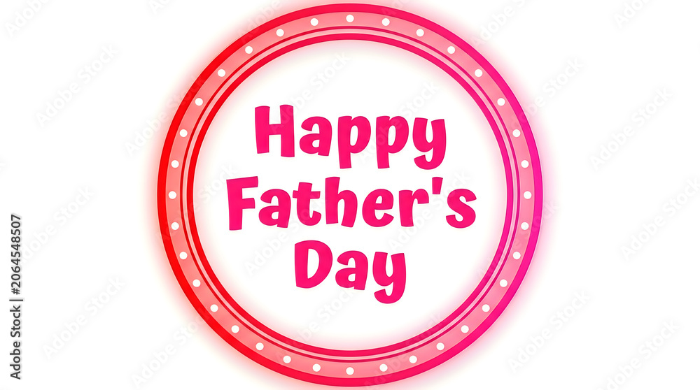 Fototapeta premium Happy father's day greeting card