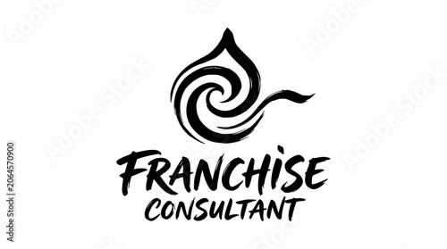 Swirl logo for franchise consulting business.
