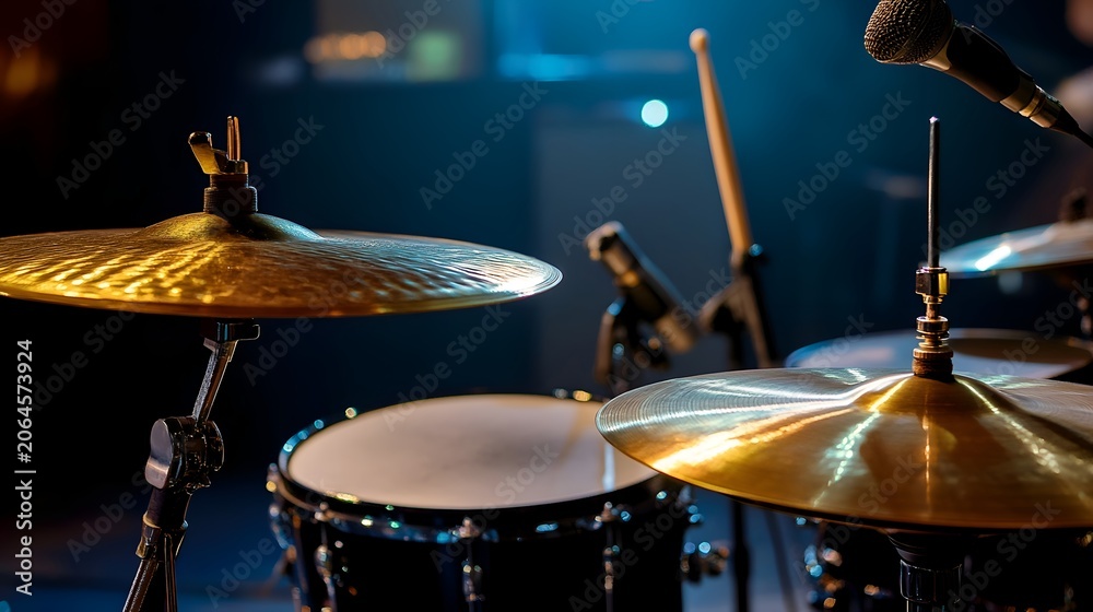 Obraz premium drum and drumsticks